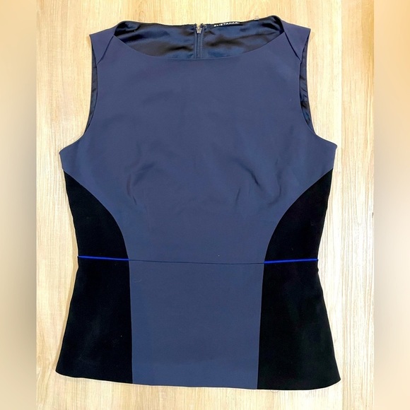 Elie Tahari Blue Women’s Top Size 8 Like New - Picture 3 of 8